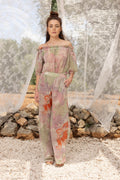 Le Pantalon Andrea A  Fleurs