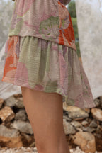 La Mini Jupe Lucia A  Fleurs