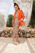 Le Pantalon Andrea A  Fleurs