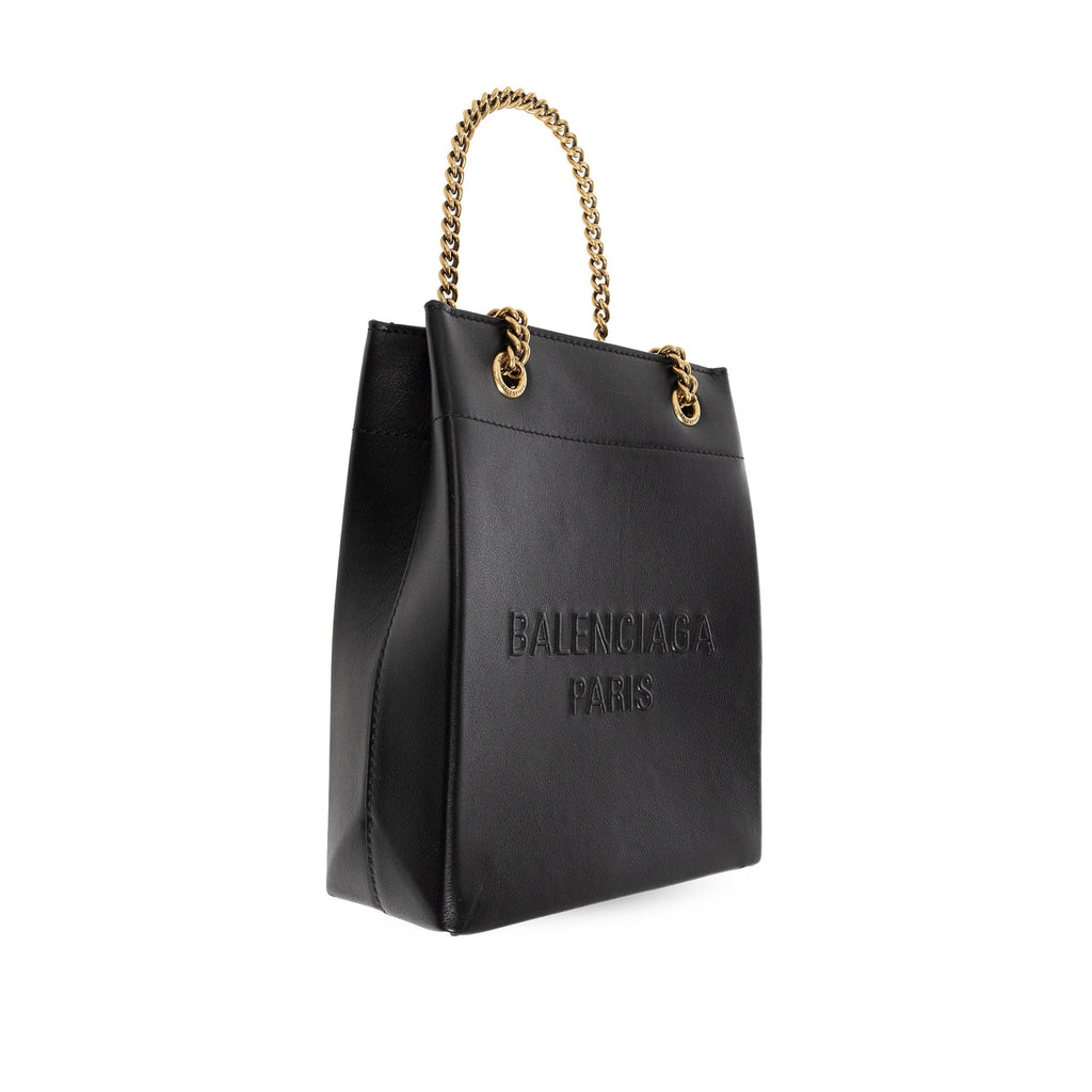 Balenciaga Logo Bag - Black - Femme