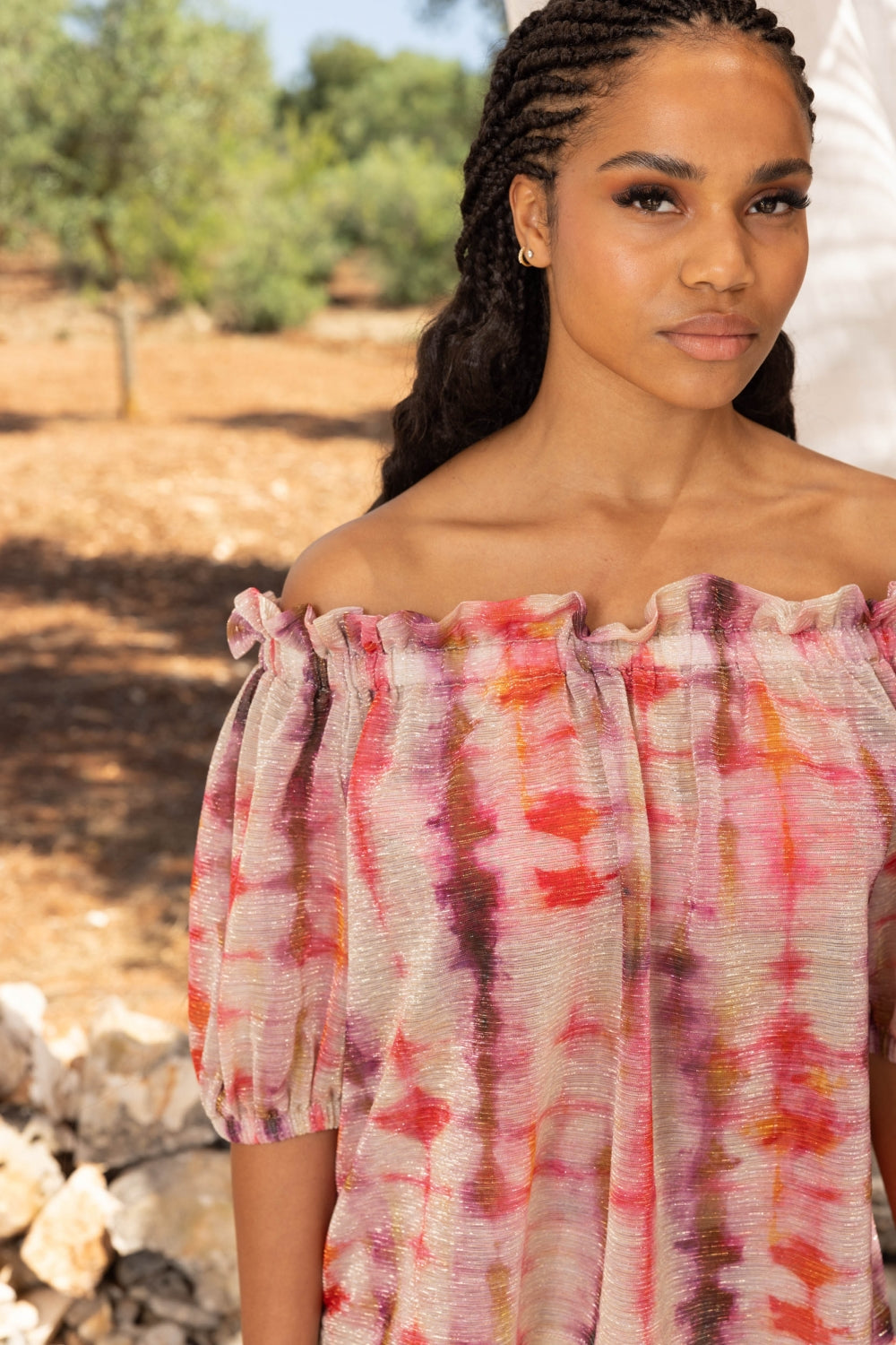 La Blouse Brigitte Tie And Dye