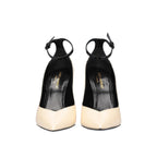 Escarpins Saint Laurent Zoe Leather - White - Femme