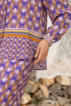 La Chemise Darline A  Imprimé Feuilles De Lotus