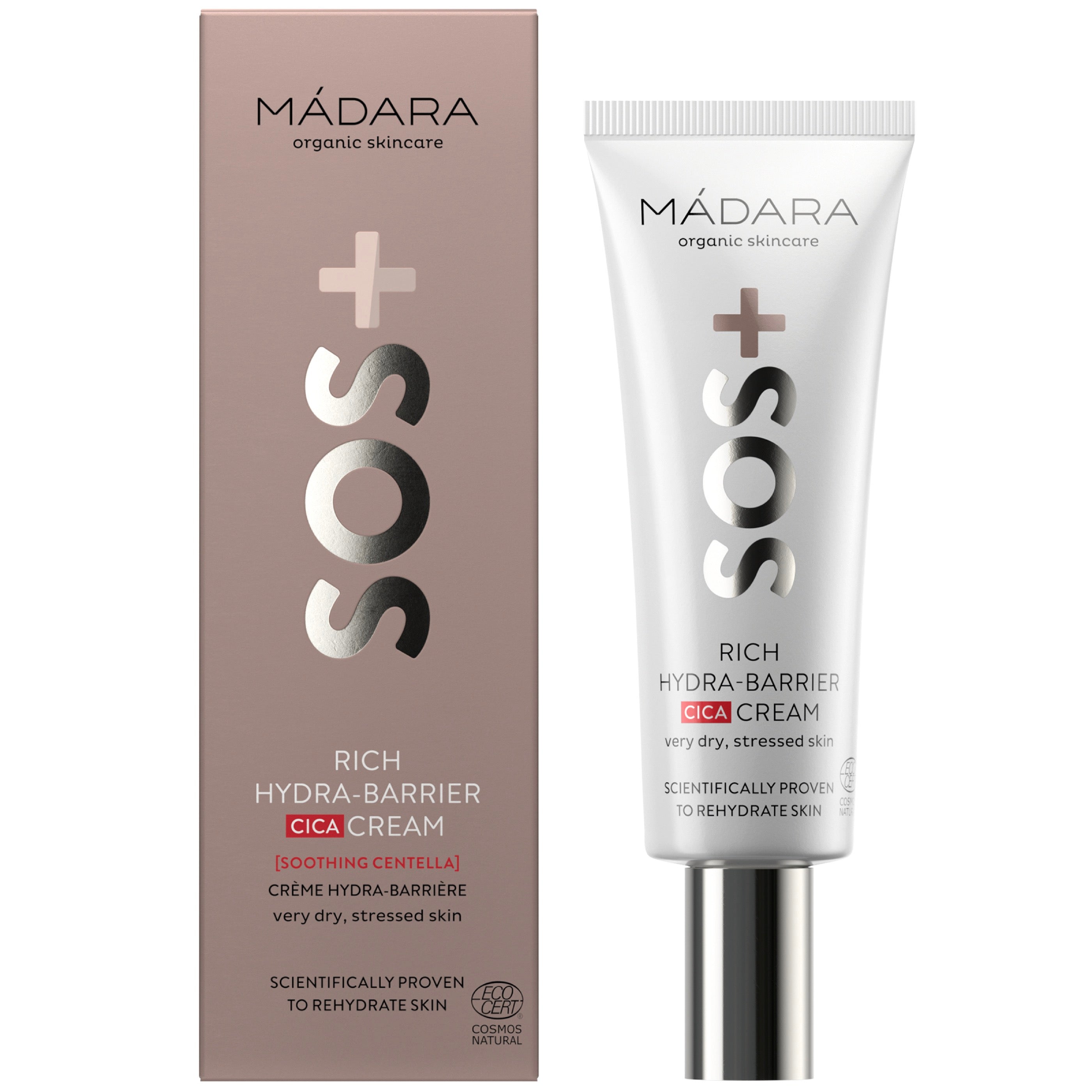 Sos Crème Hydratante + Hydra-Barrier Cica