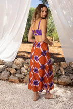 La Robe Fines Brides Carolina Geo Tie And Dye
