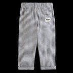 Pantalon Marlow Vichy Bleu Orage Et Ivoire