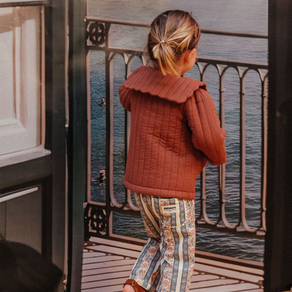 Pantalon Aulne Imprimé Fleuri