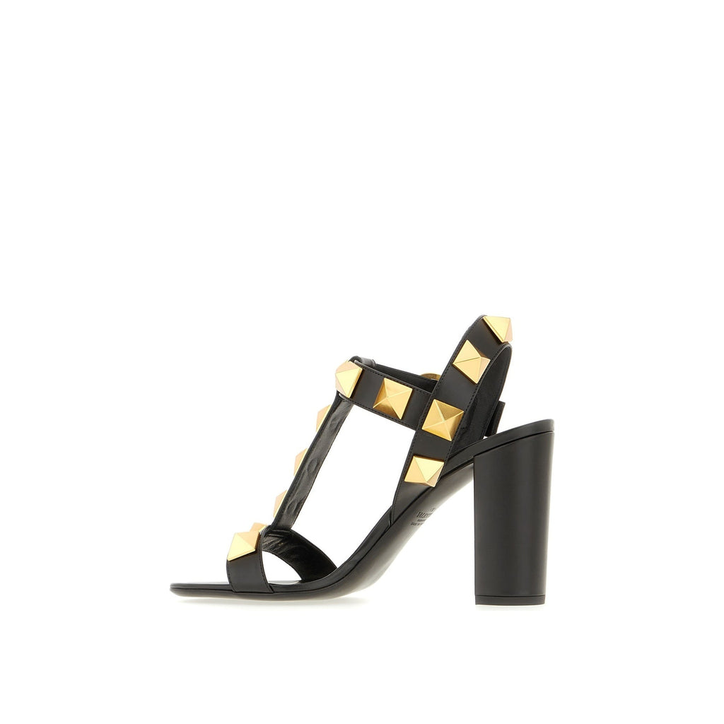 Sandales Valentino Garavani Roman Stud - Black - Femme