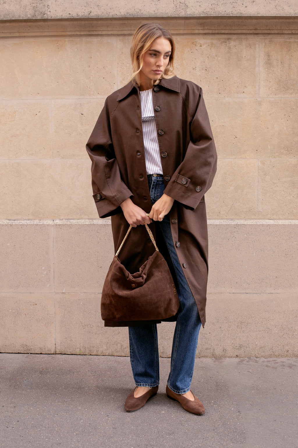 Trench-Coats Le Saturnin - Marron Fonce
