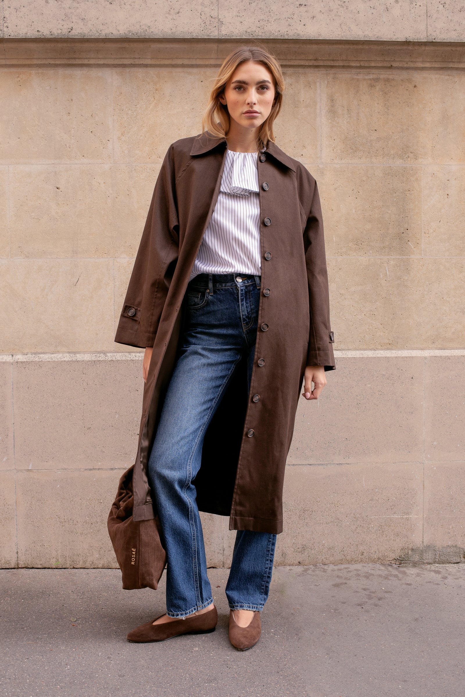 Trench-Coats Le Saturnin - Marron Fonce