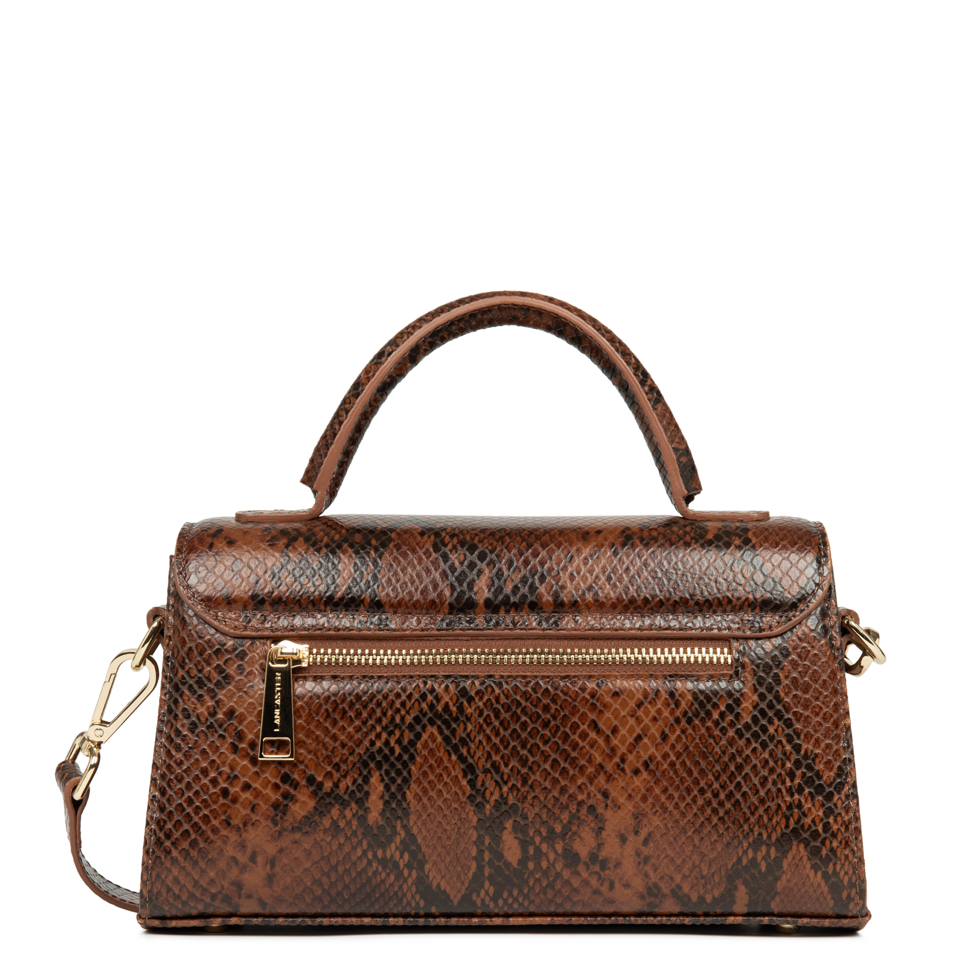 sac à main - exo evenly #couleur_cognac-python