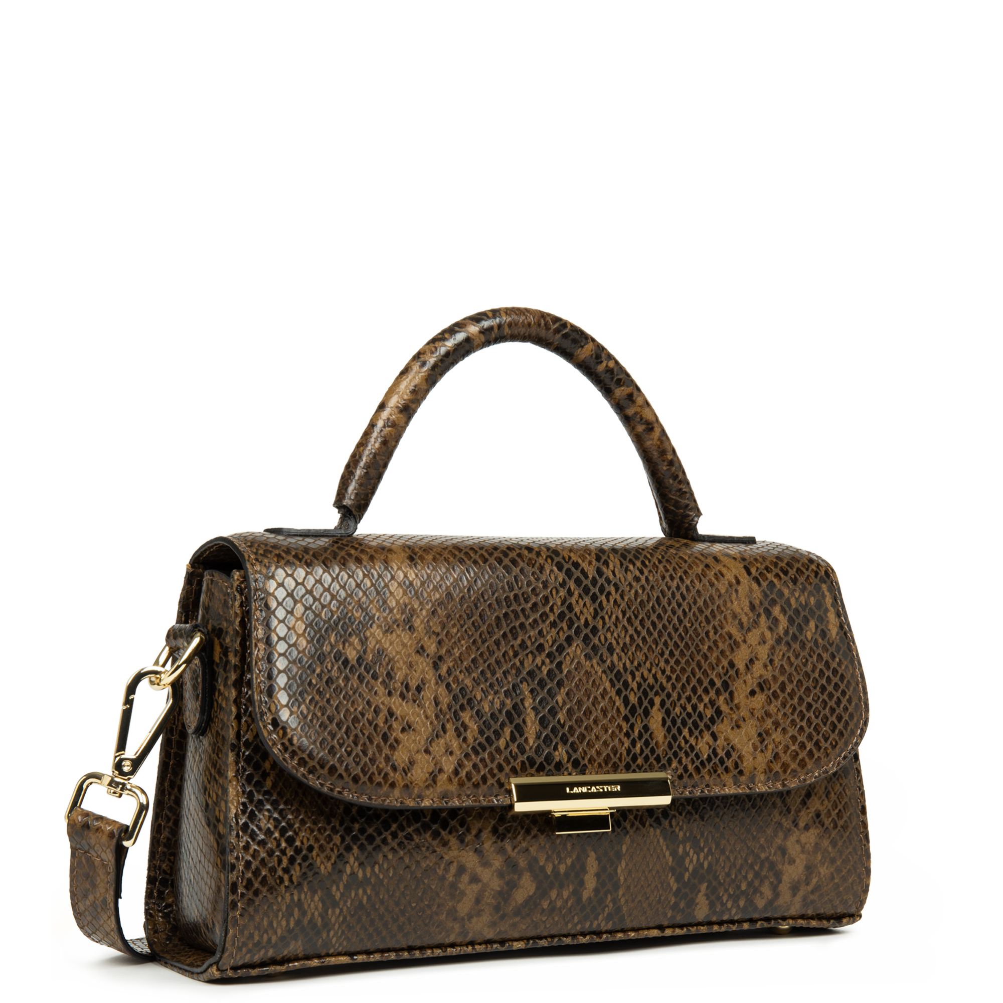 sac à main - exo evenly #couleur_marron-python