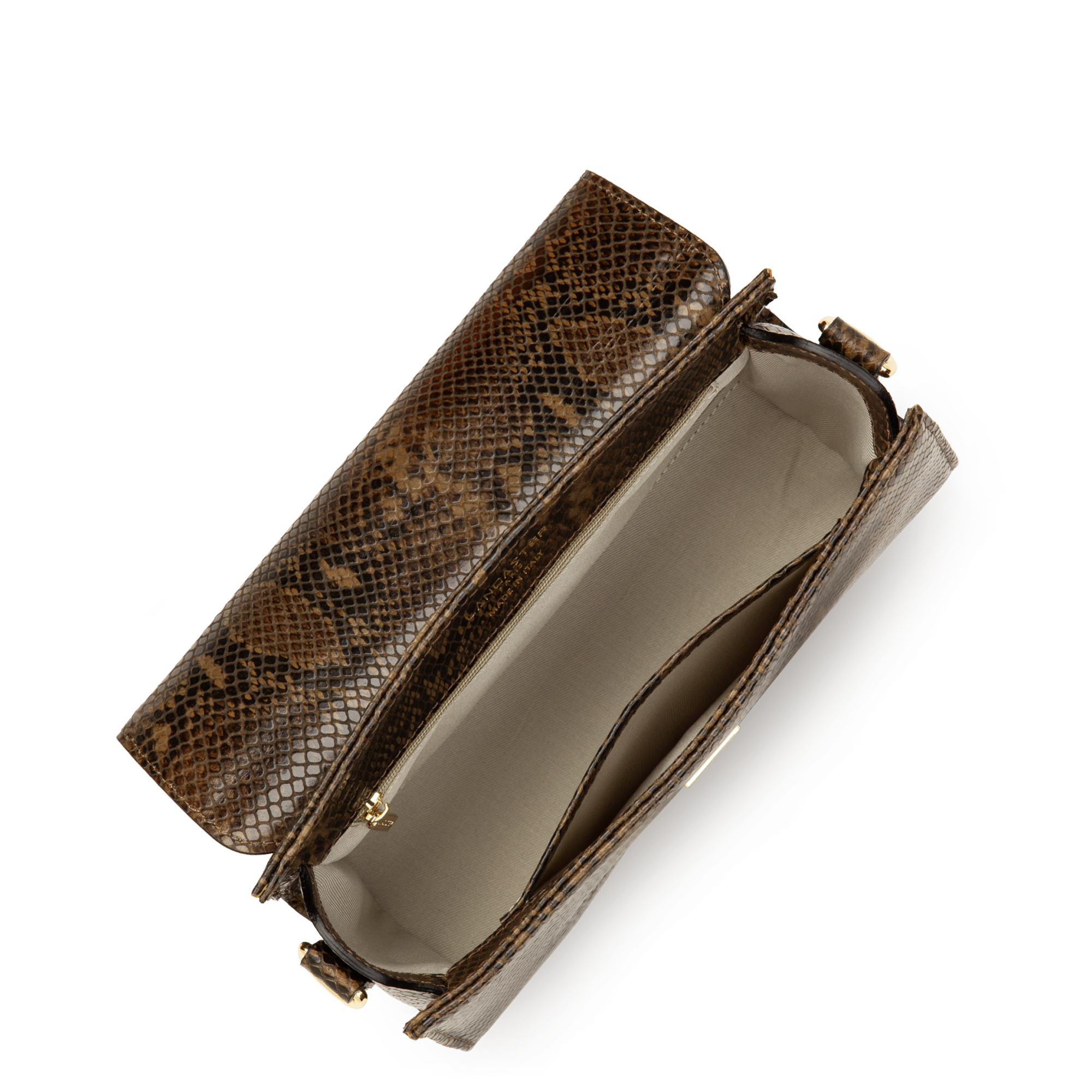 sac à main - exo evenly #couleur_marron-python