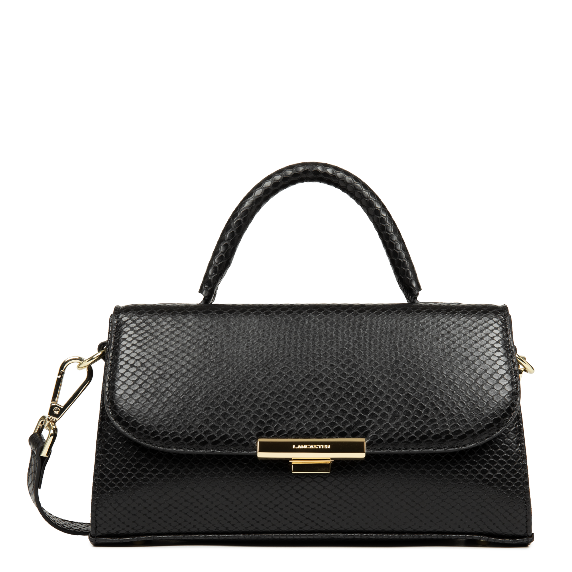 sac à main - exo evenly #couleur_noir-python