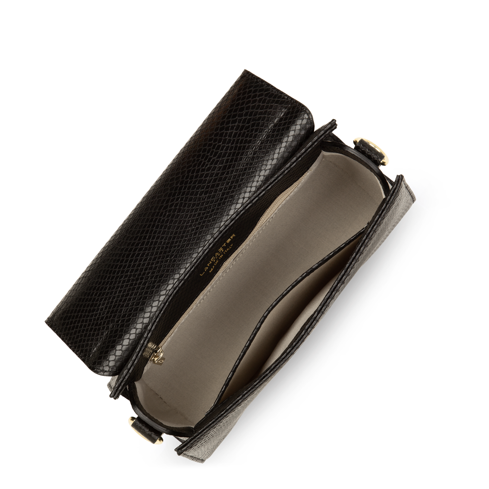 sac à main - exo evenly #couleur_noir-python