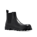Bottes Bottega Veneta Leather Ankle - Black - Homme