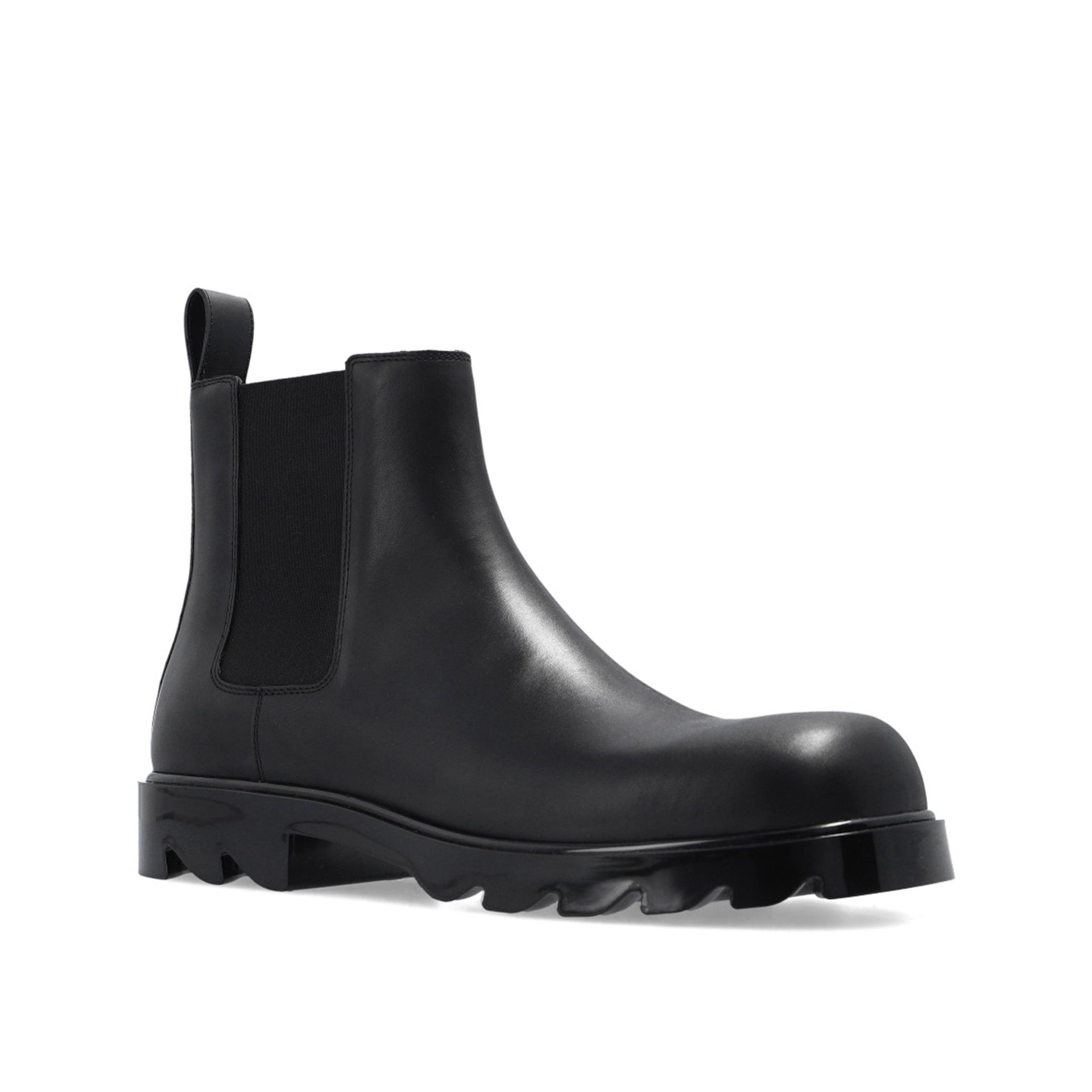 Bottes Bottega Veneta Leather Ankle - Black - Homme