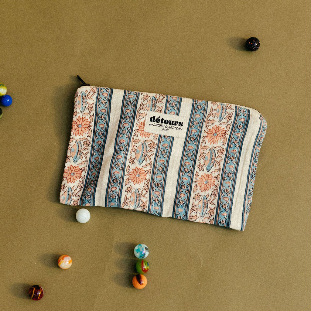 Pochette Pommier Imprimé Floral