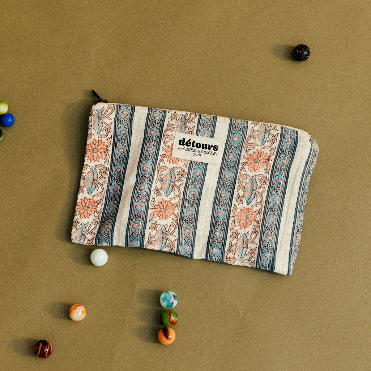 Pochette Pommier Imprimé Floral
