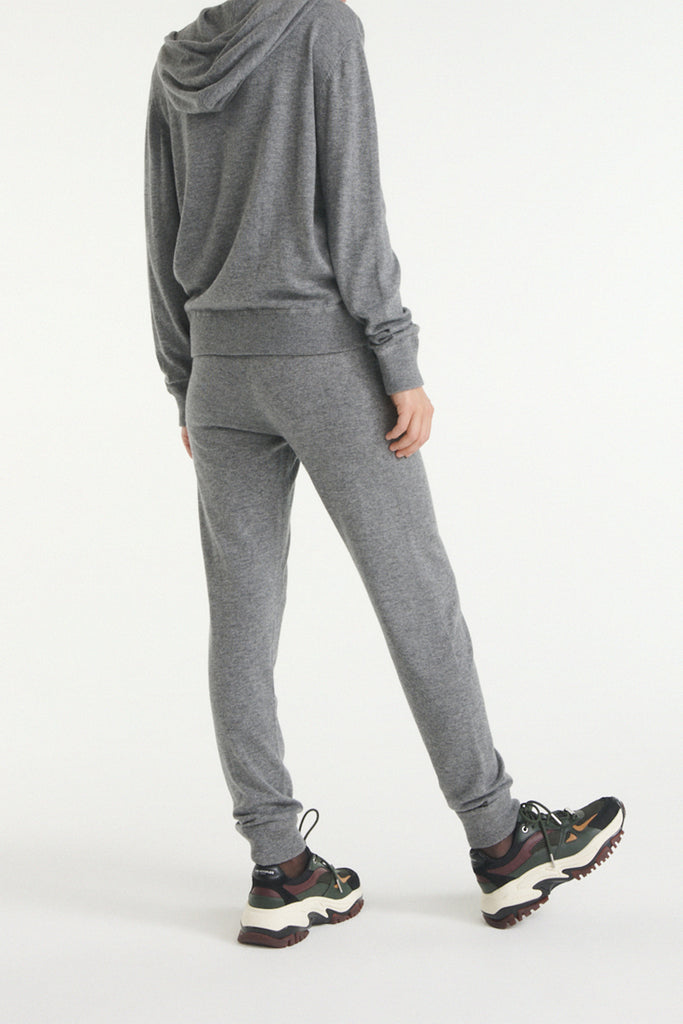 The Kooples - Sweat Gris À Capuche Maille - Femme