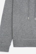 The Kooples - Sweat Gris À Capuche Maille - Femme