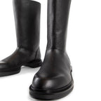 Bottes Fendi Leather Frame - Black - Homme