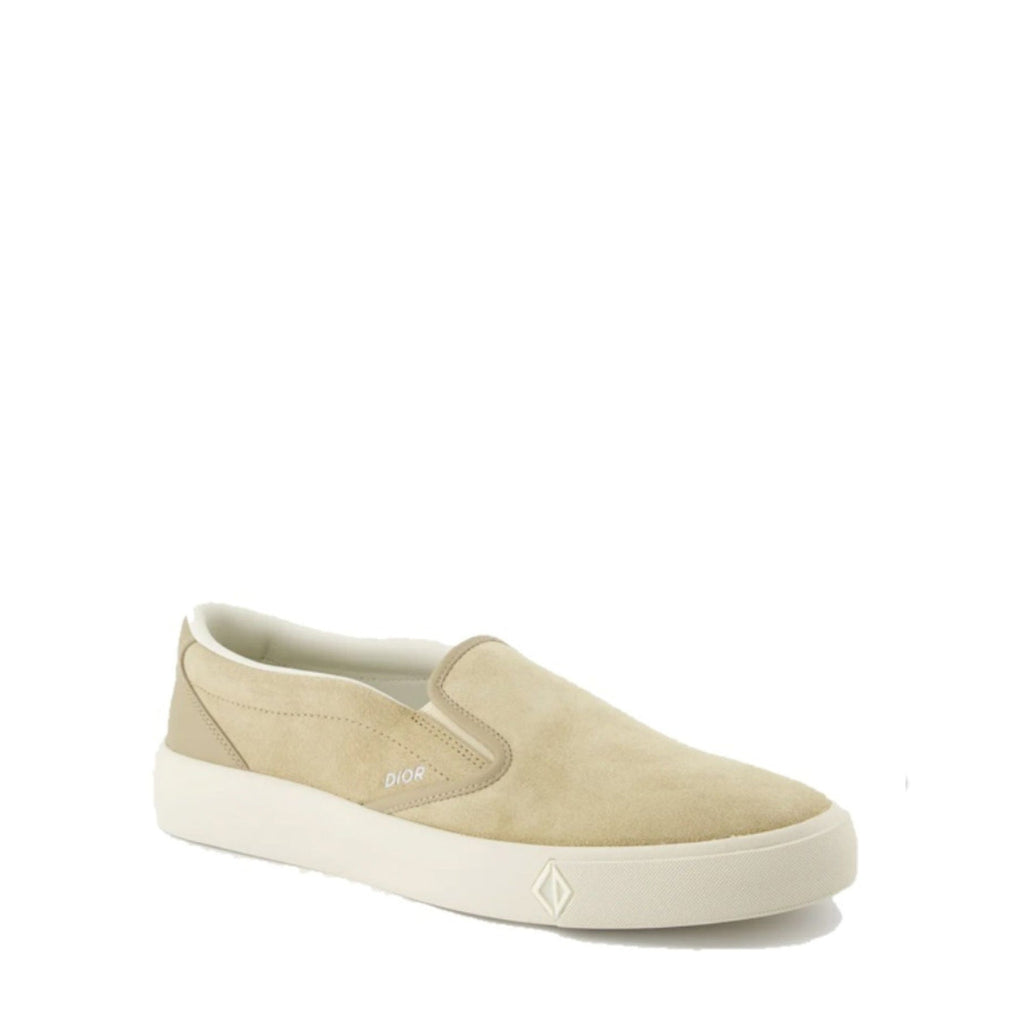 Baskets Dior Leather Slip-On - Beige - Homme