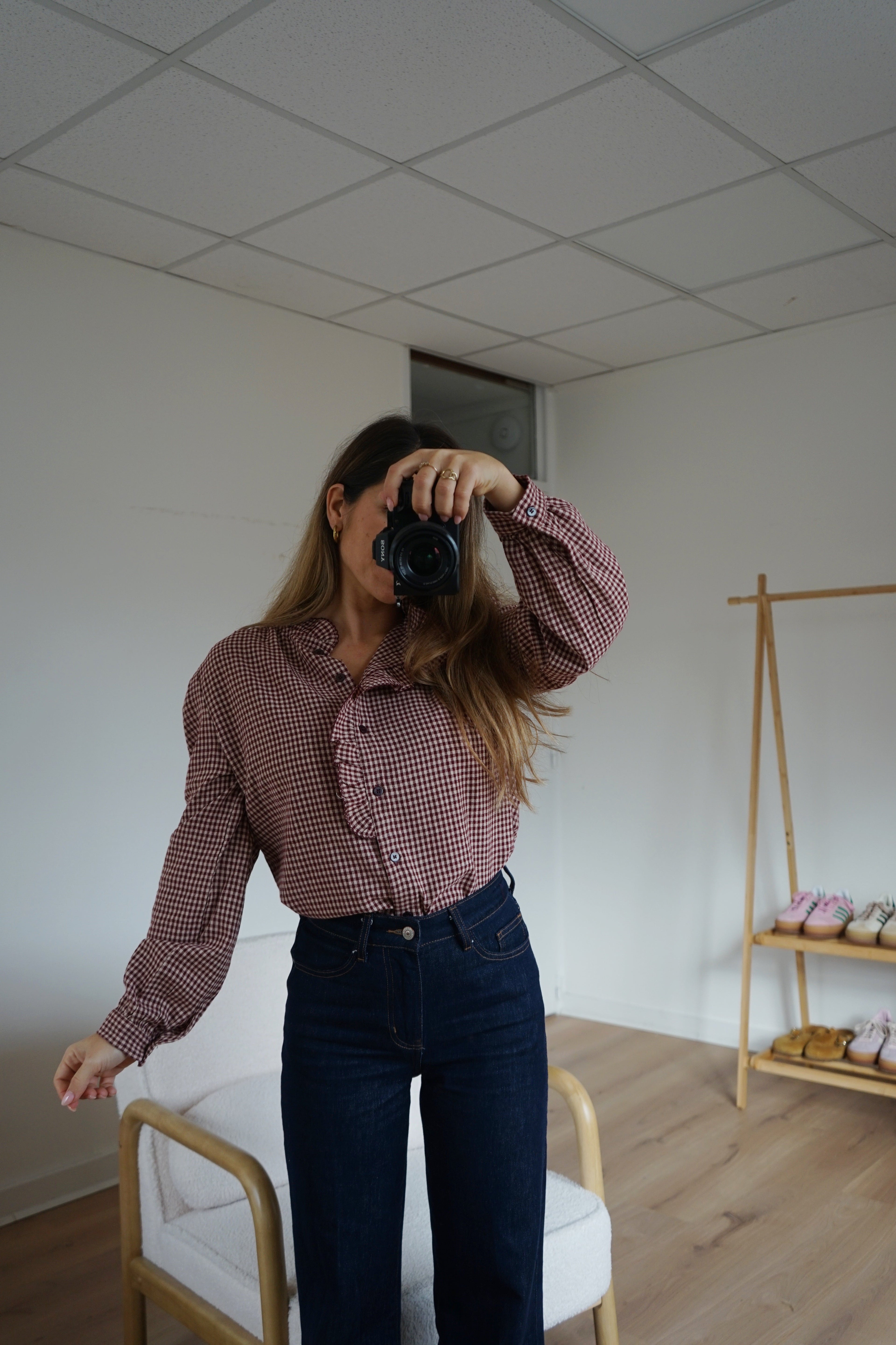 Blouse À Carreaux Margaux
