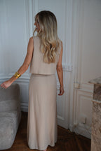 Jupe Longue Anja - Taupe