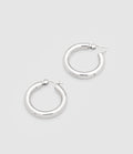 Tom Wood - Créoles Thick Medium Argent - Unisexe