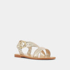 Jonak - Sandales Wablo Cuir Metallise - Platine