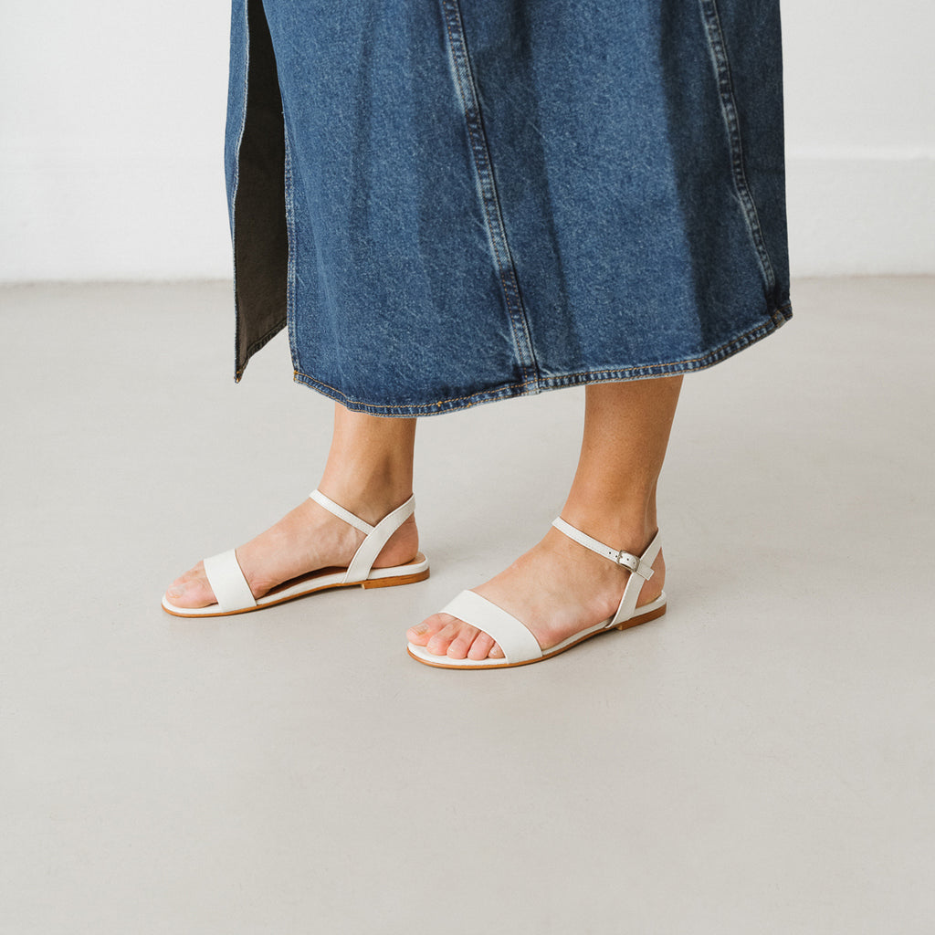 Jonak - Sandales Wagram Cuir Vernis - Ecru