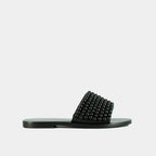 Jonak - Mules Walk Cuir/ Perles - Noir
