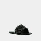 Jonak - Mules Walk Cuir/ Perles - Noir