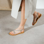 Jonak - Plagettes Wanda Cuir Strass - Argent