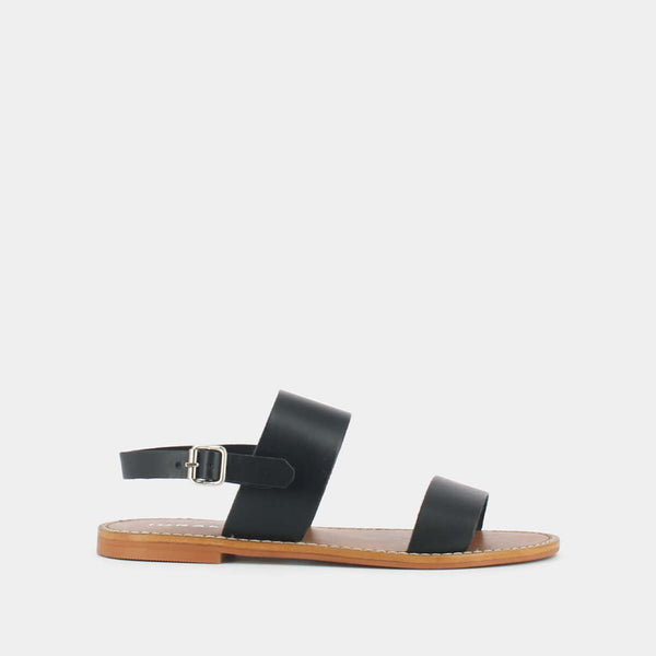 Jonak - Plagettes Waou Cuir  - Noir