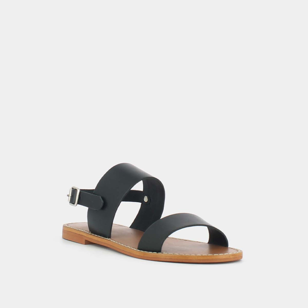 Jonak - Plagettes Waou Cuir  - Noir