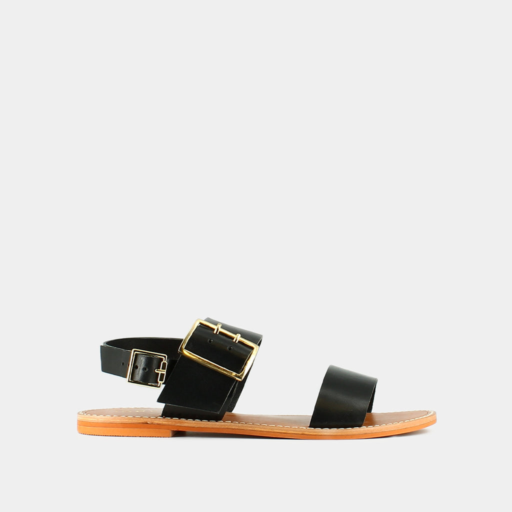 Jonak - Plagettes Wendel Cuir  - Noir