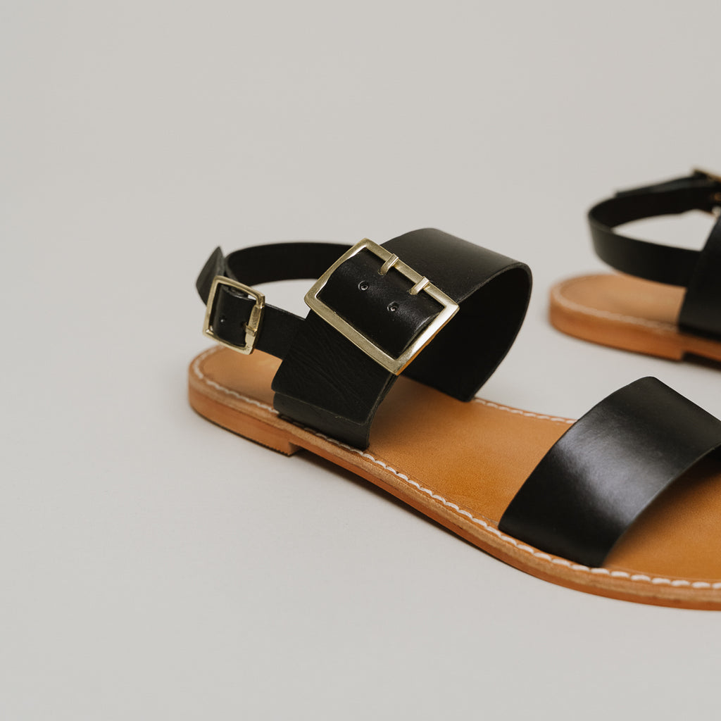 Jonak - Plagettes Wendel Cuir  - Noir