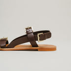 Jonak - Plagettes Wiling Cuir  - Marron foncé