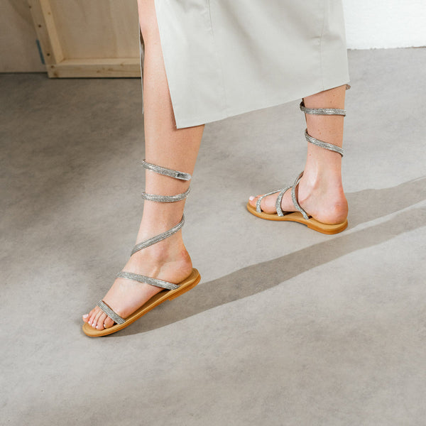 Jonak - Plagettes Winona Cuir Metallise - Argent