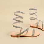Jonak - Plagettes Winona Cuir Metallise - Argent