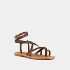 Jonak - Plagettes Woully Cuir  - Marron