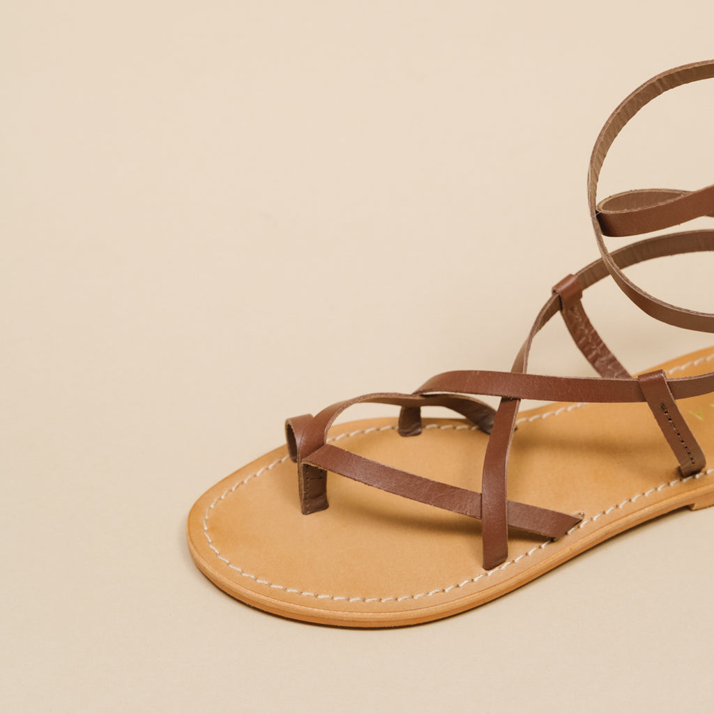 Jonak - Plagettes Woully Cuir  - Marron