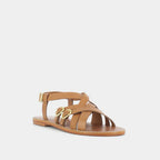 Jonak - Plagettes Woury Cuir  - Camel
