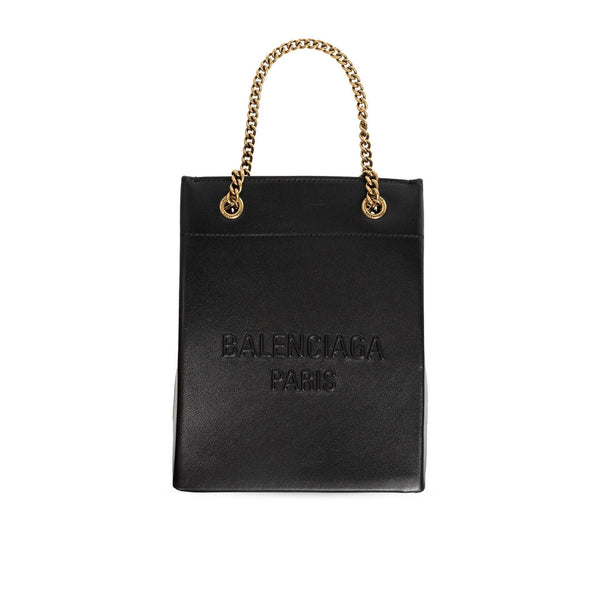 Balenciaga Logo Bag - Black - Femme