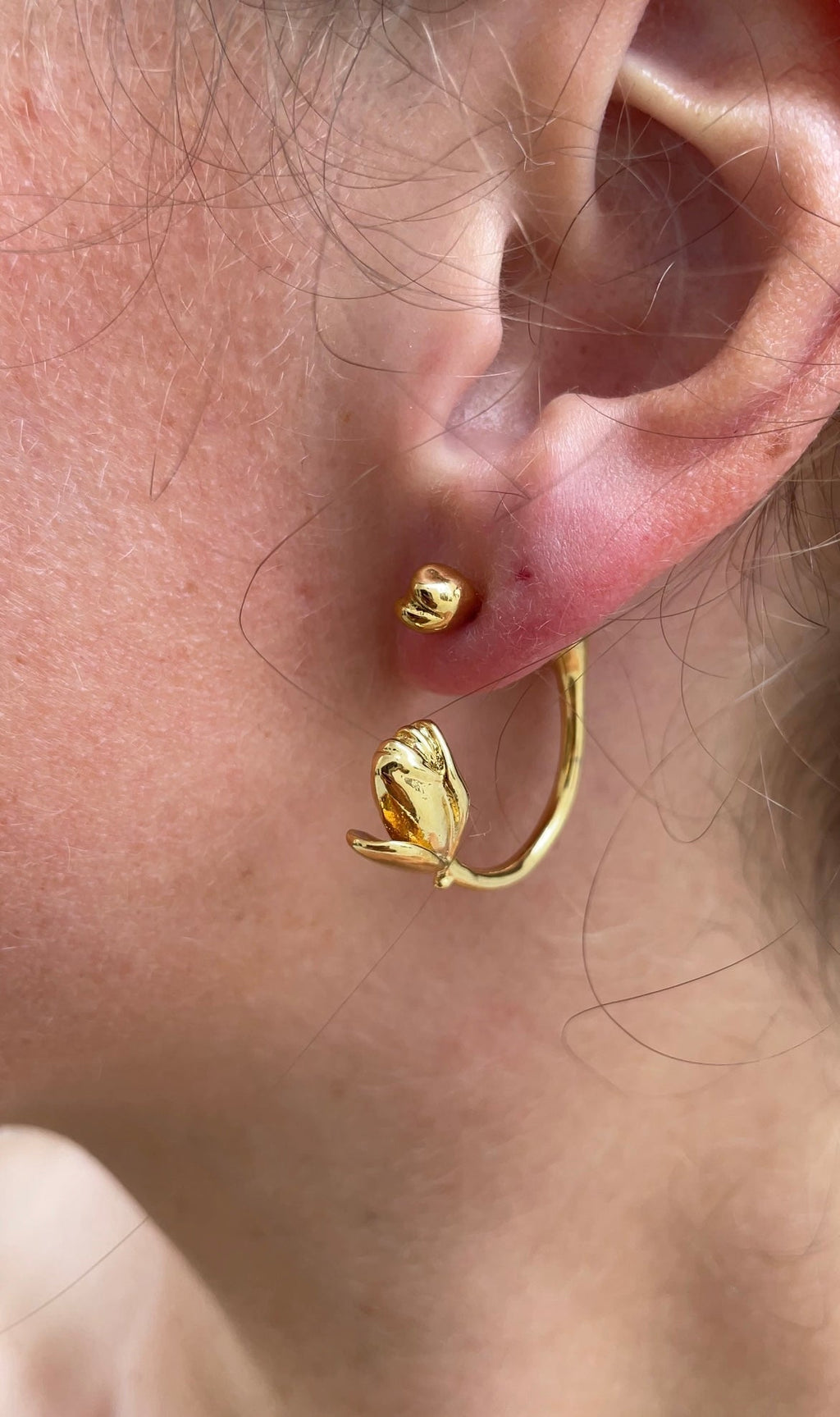 Boucles D'Oreilles Enroll Flower