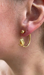 Boucles D'Oreilles Enroll Flower