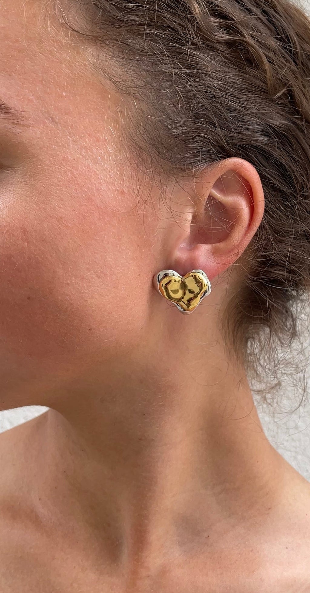 Boucles D'Oreilles Duo Heart