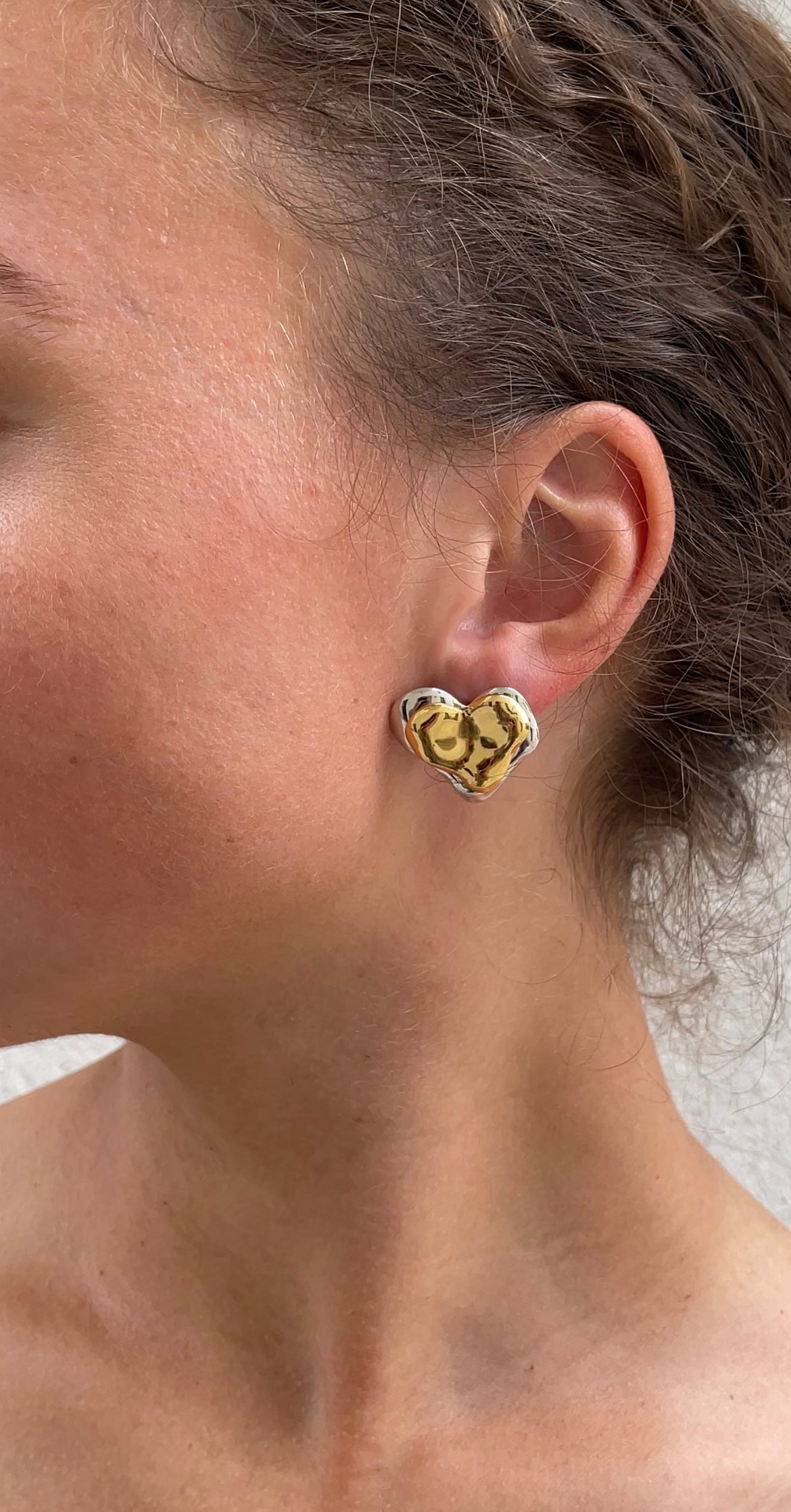 Boucles D'Oreilles Duo Heart